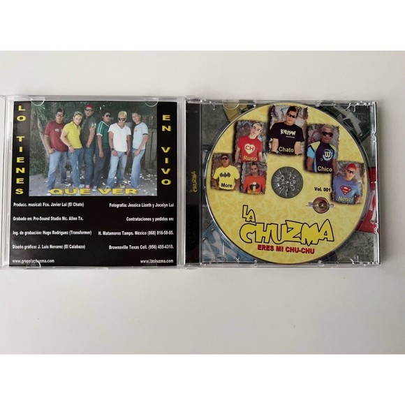La Chuzma Pura Cumbia Caliente CD Eres Mi Chu-Chu Sonydos Records Play Tested - Picture 4 of 6